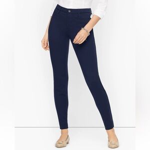 Talbots High-Rise Ponte Jeggings in Navy Size 12